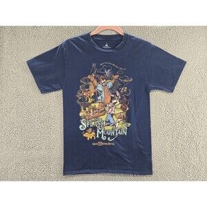 Disneyland Splash Mountain Shirt Mens Small Zip A Dee Doo Dah Navy